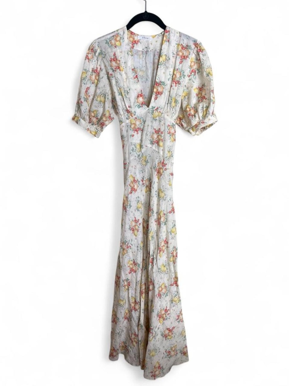 Doen Maxi Dress with citrus fruits